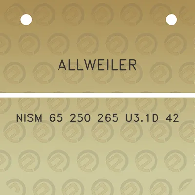 allweiler-nism-65-250-265-u31d-42