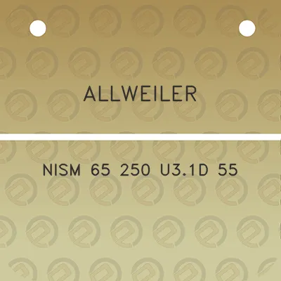 allweiler-nism-65-250-u31d-55