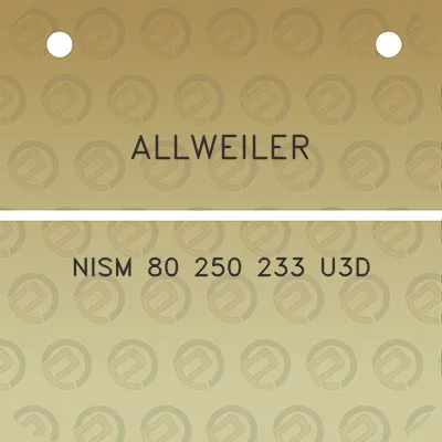 allweiler-nism-80-250-233-u3d