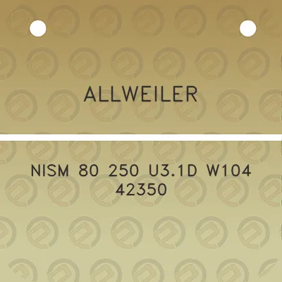 allweiler-nism-80-250-u31d-w104-42350