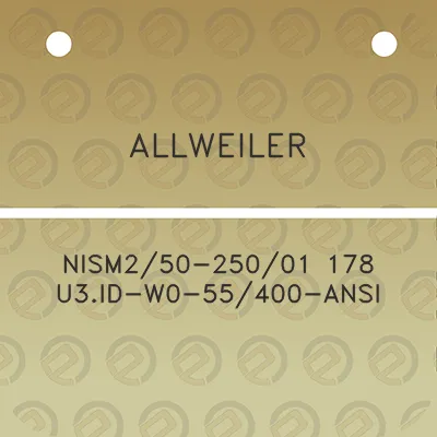 allweiler-nism250-25001-178-u3id-w0-55400-ansi