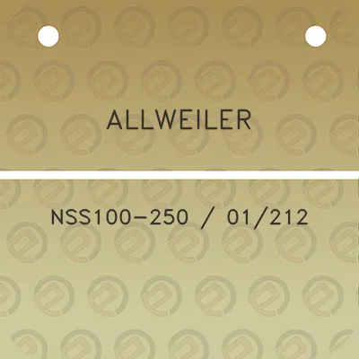 allweiler-nss100-250-01212