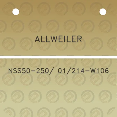 allweiler-nss50-250-01214-w106