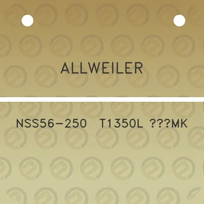 allweiler-nss56-250-t1350l-mk