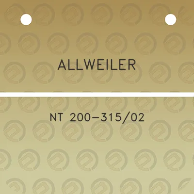 allweiler-nt-200-31502