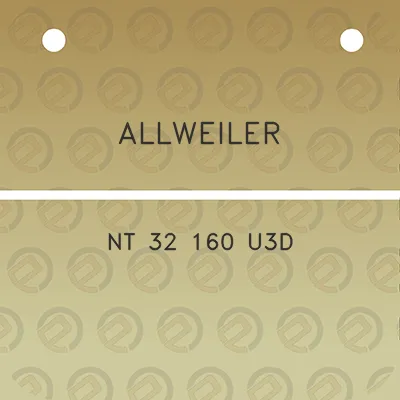 allweiler-nt-32-160-u3d