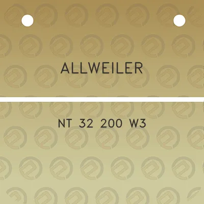 allweiler-nt-32-200-w3