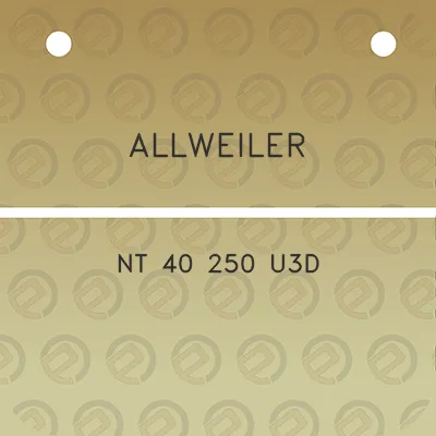 allweiler-nt-40-250-u3d