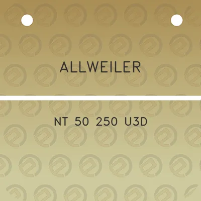 allweiler-nt-50-250-u3d