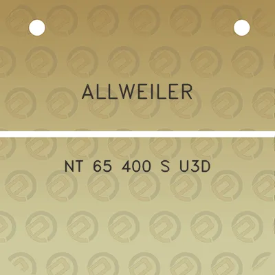 allweiler-nt-65-400-s-u3d