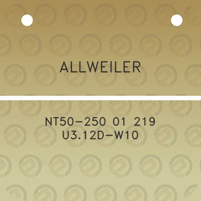 allweiler-nt50-250-01-219-u312d-w10