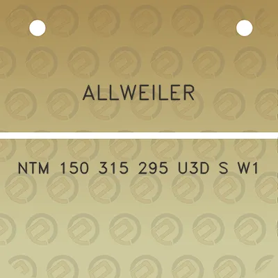 allweiler-ntm-150-315-295-u3d-s-w1