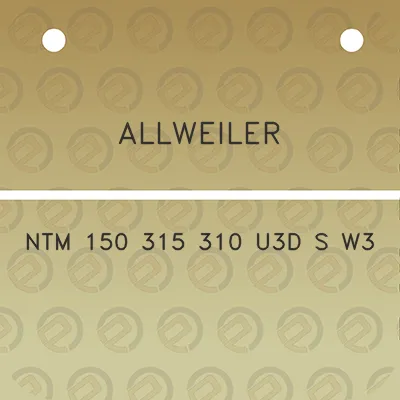 allweiler-ntm-150-315-310-u3d-s-w3