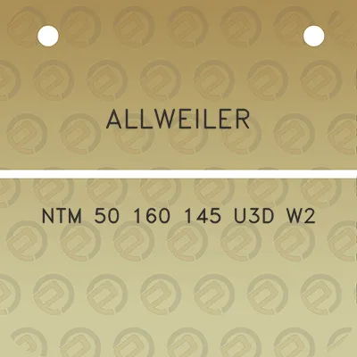 allweiler-ntm-50-160-145-u3d-w2