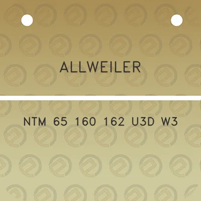 allweiler-ntm-65-160-162-u3d-w3