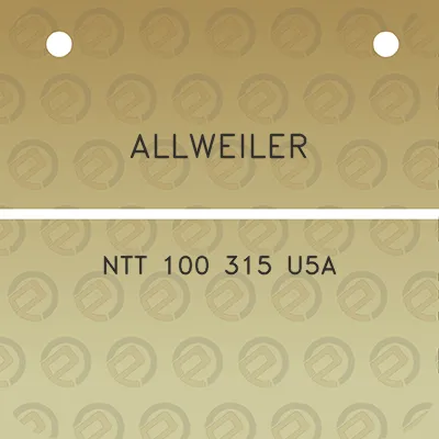 allweiler-ntt-100-315-u5a