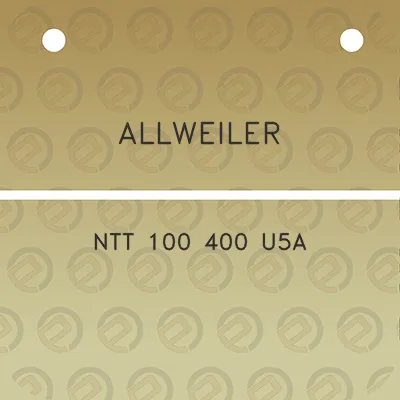 allweiler-ntt-100-400-u5a