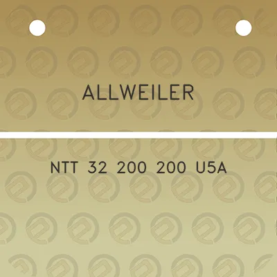 allweiler-ntt-32-200-200-u5a