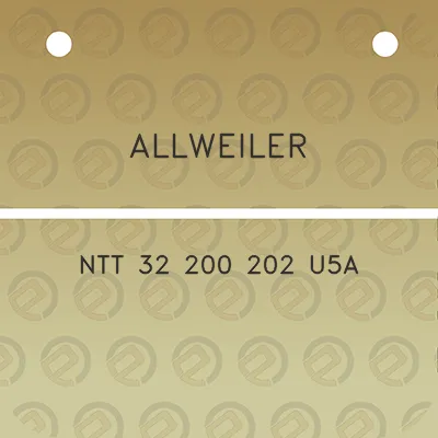 allweiler-ntt-32-200-202-u5a