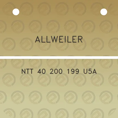 allweiler-ntt-40-200-199-u5a