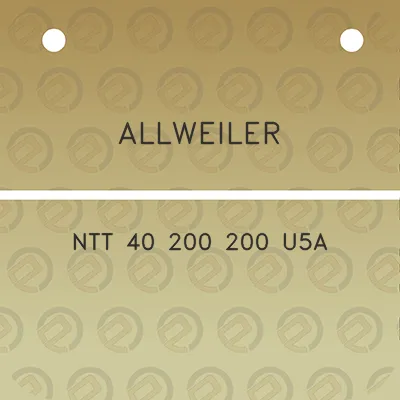 allweiler-ntt-40-200-200-u5a