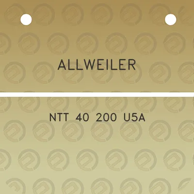 allweiler-ntt-40-200-u5a