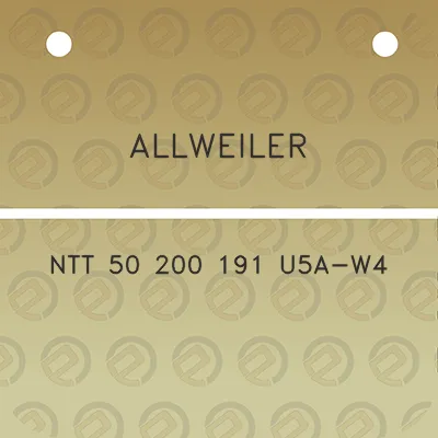 allweiler-ntt-50-200-191-u5a-w4