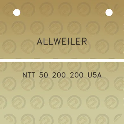 allweiler-ntt-50-200-200-u5a