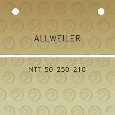 allweiler-ntt-50-250-210