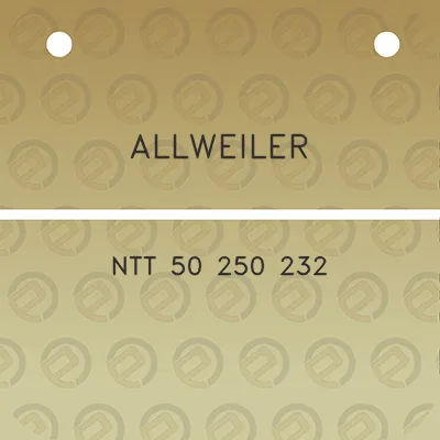 allweiler-ntt-50-250-232