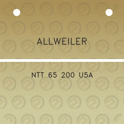 allweiler-ntt-65-200-u5a