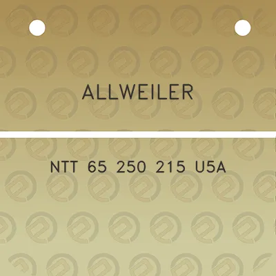 allweiler-ntt-65-250-215-u5a