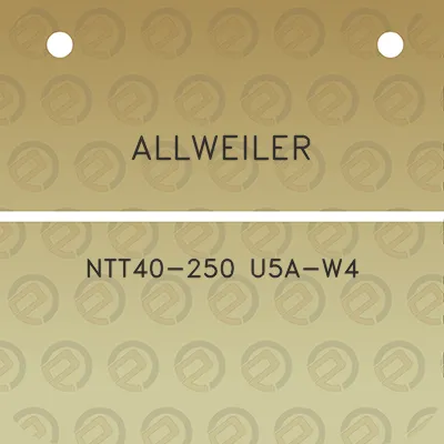 allweiler-ntt40-250-u5a-w4