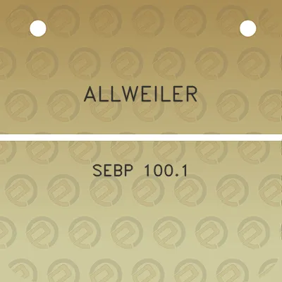 allweiler-sebp-1001