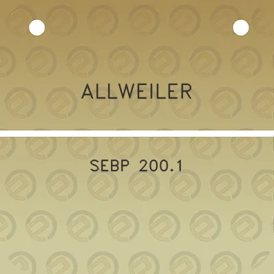 allweiler-sebp-2001