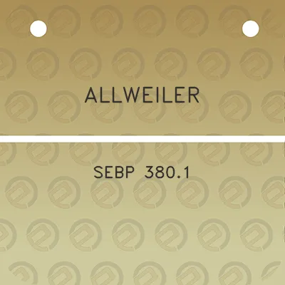 allweiler-sebp-3801