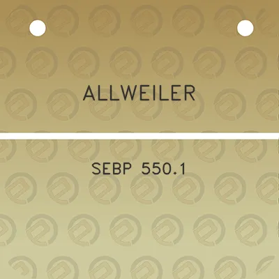 allweiler-sebp-5501