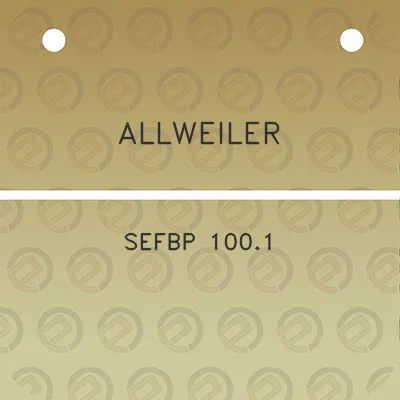 allweiler-sefbp-1001