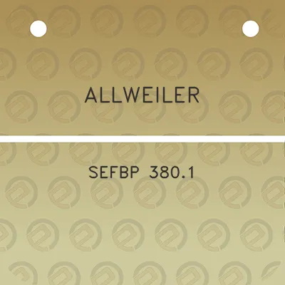 allweiler-sefbp-3801