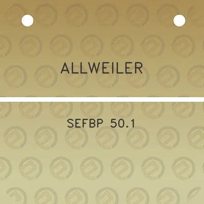 allweiler-sefbp-501