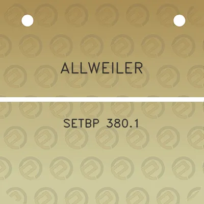 allweiler-setbp-3801