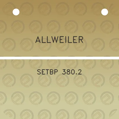 allweiler-setbp-3802