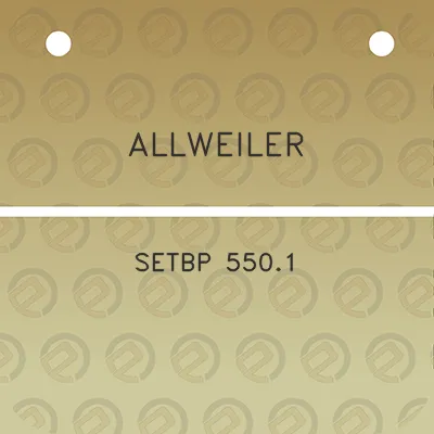 allweiler-setbp-5501