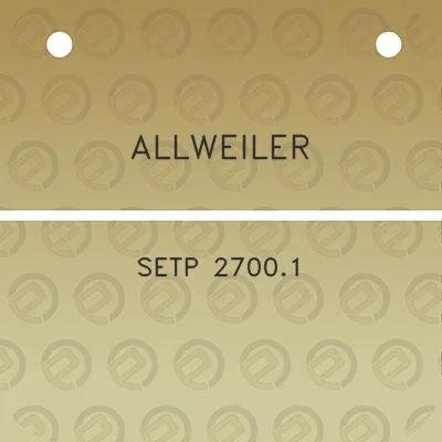 allweiler-setp-27001