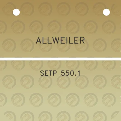 allweiler-setp-5501