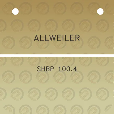 allweiler-shbp-1004