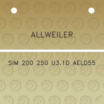 allweiler-sim-200-250-u31d-aeld55