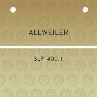 allweiler-slp-4001