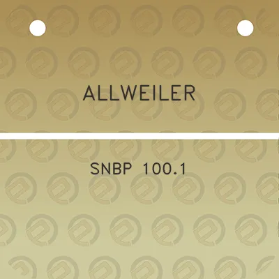 allweiler-snbp-1001