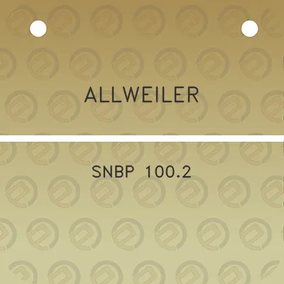 allweiler-snbp-1002